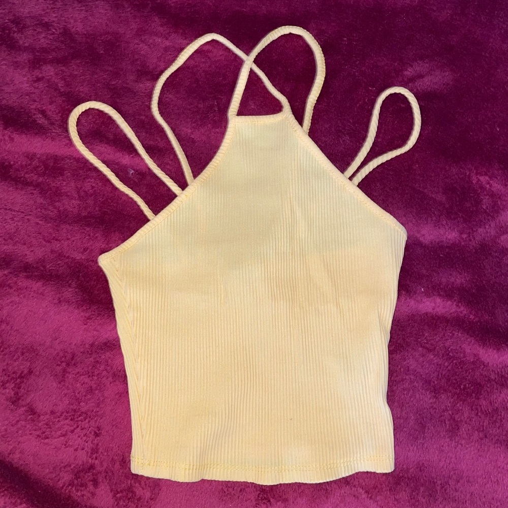 Fashion Nova high neck strappy top